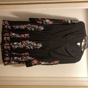 Anthropologie Floral dress